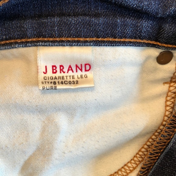 J BRAND Cigarette Leg Dark Wash Jeans (Size 27) - Picture 5 of 8